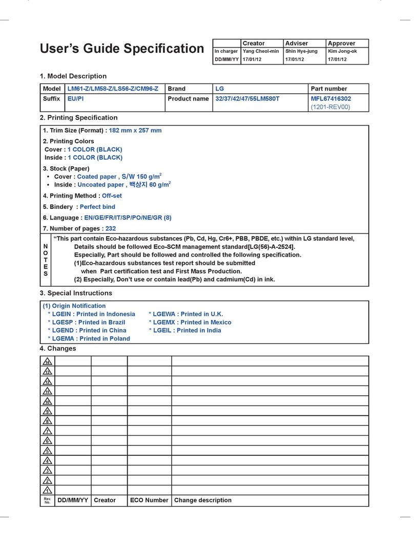 LG LM61 Series User manual LG LM61 Series User manual
