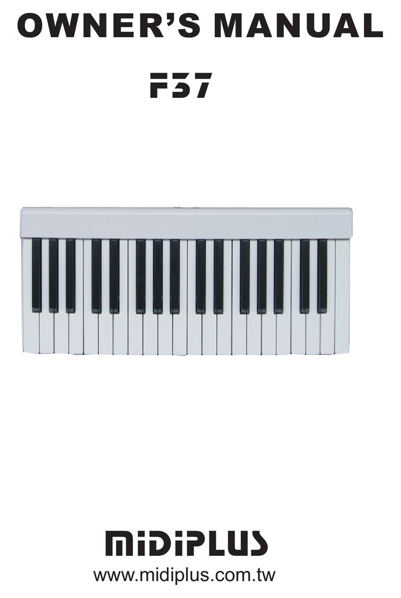 midiplus F37 owner's manual