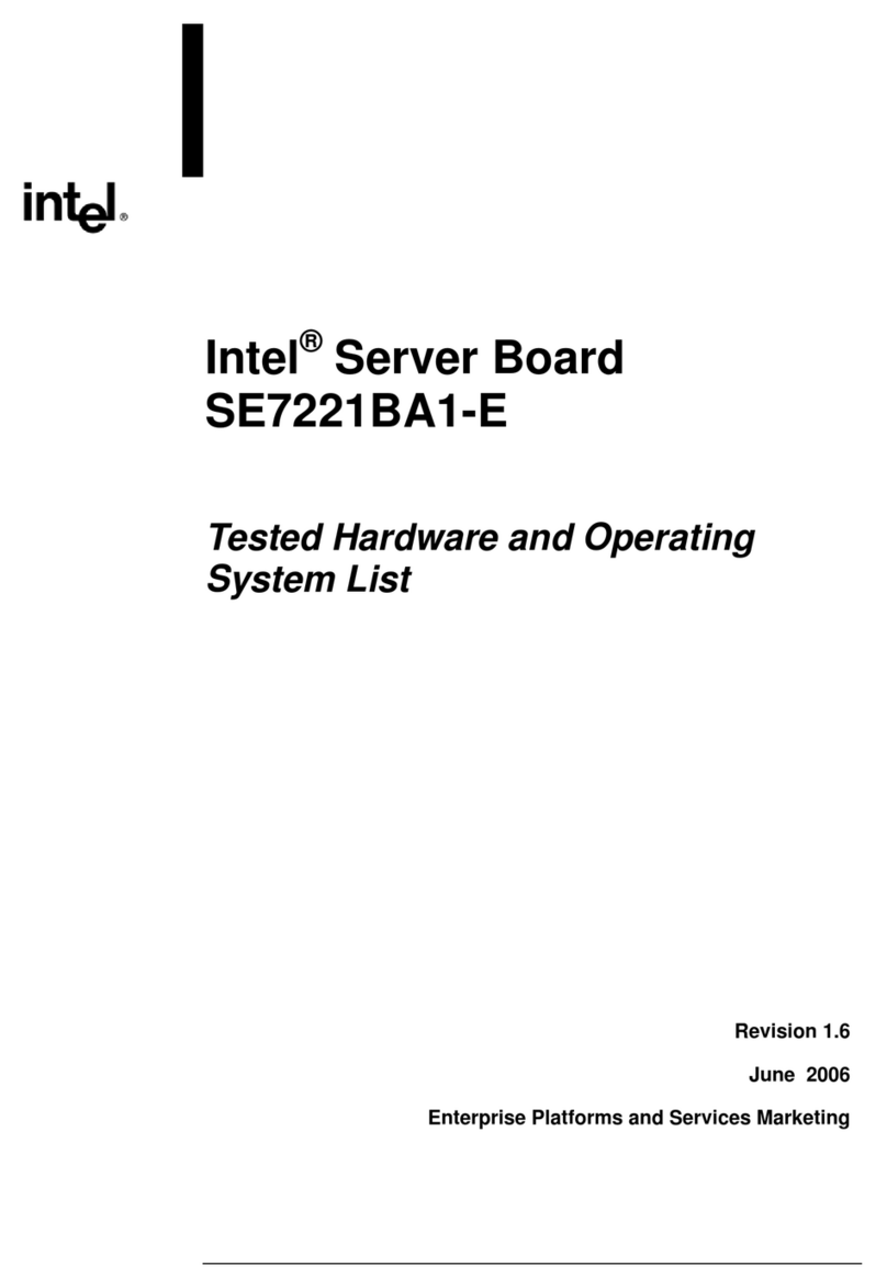 Intel SE7221BA1-E Tested hardware and operating system list Intel SE7221BA1-E Tested hardware and operating system list