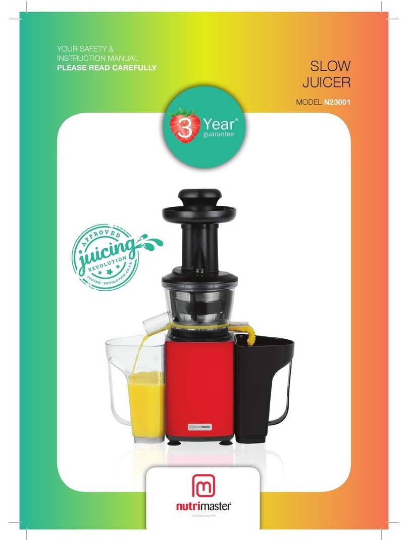 Nutrimaster N23001 instruction manual