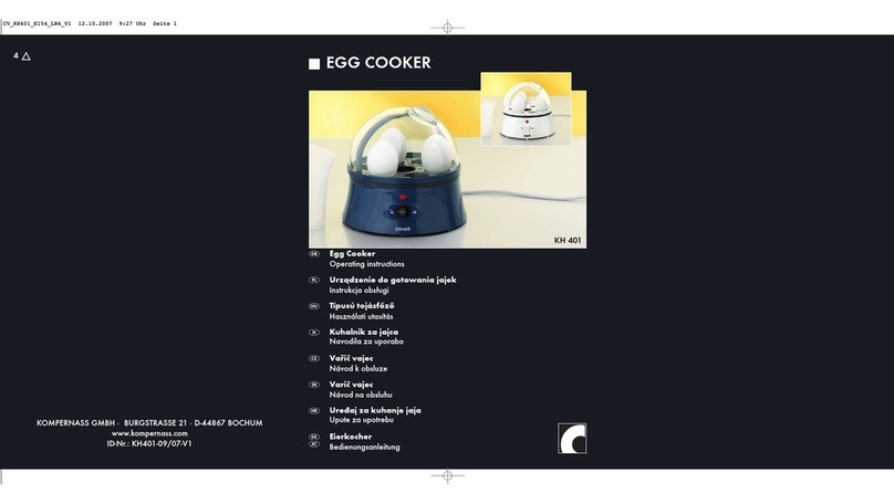 Bifinett KH 401 operating instructions