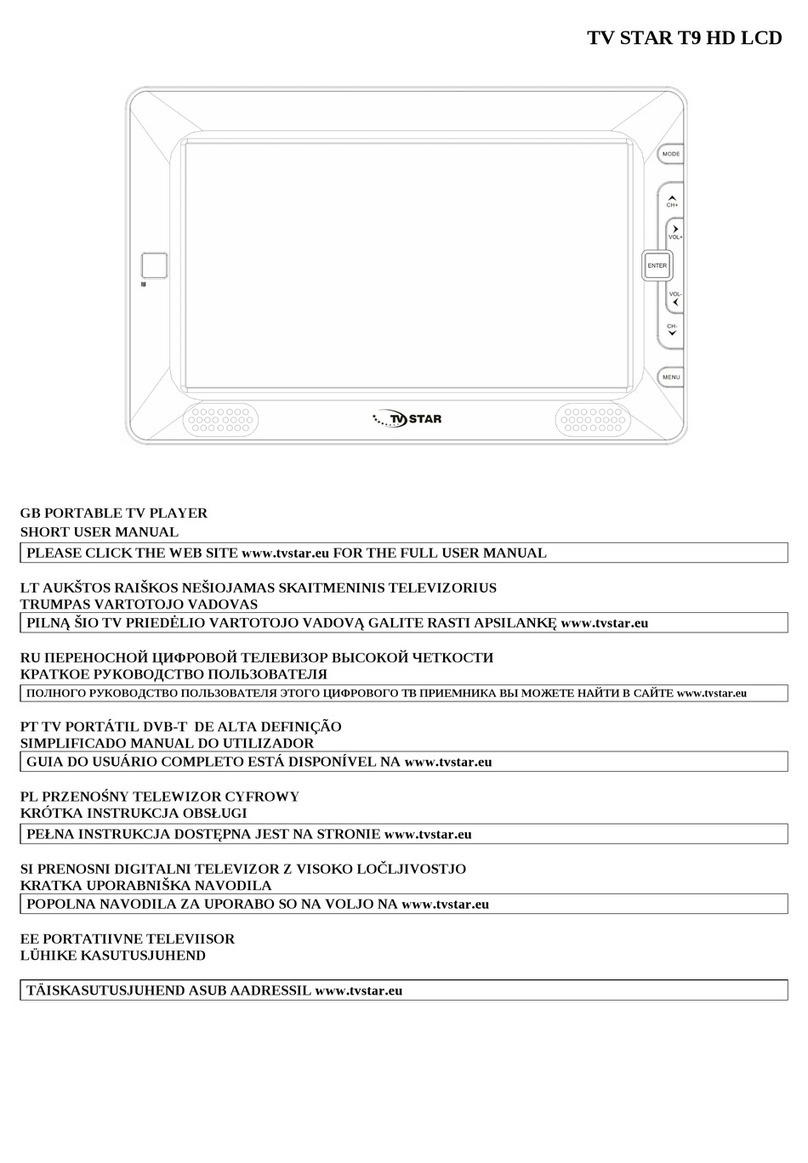 TV Star T9 HD LCD Short user manual