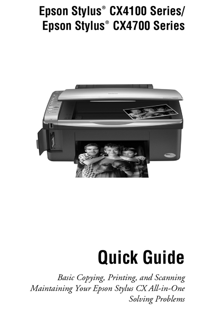 Epson Stylus CX4100 Series User manual