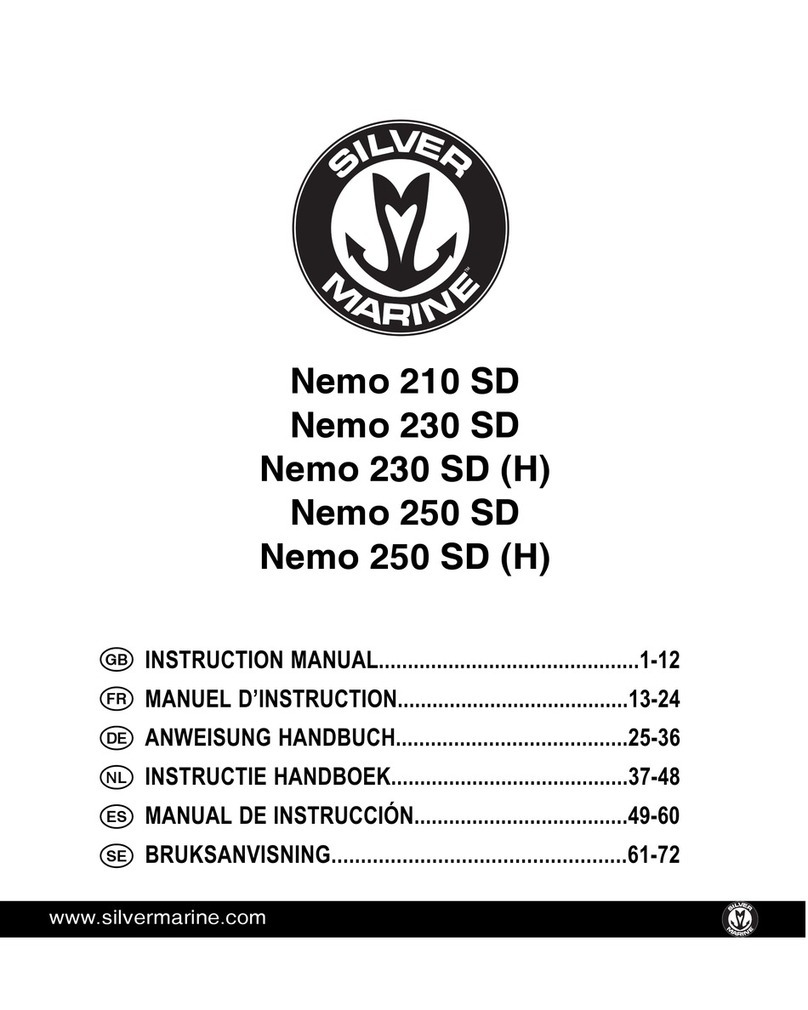 Silver Marine Nemo 210 SD instruction manual