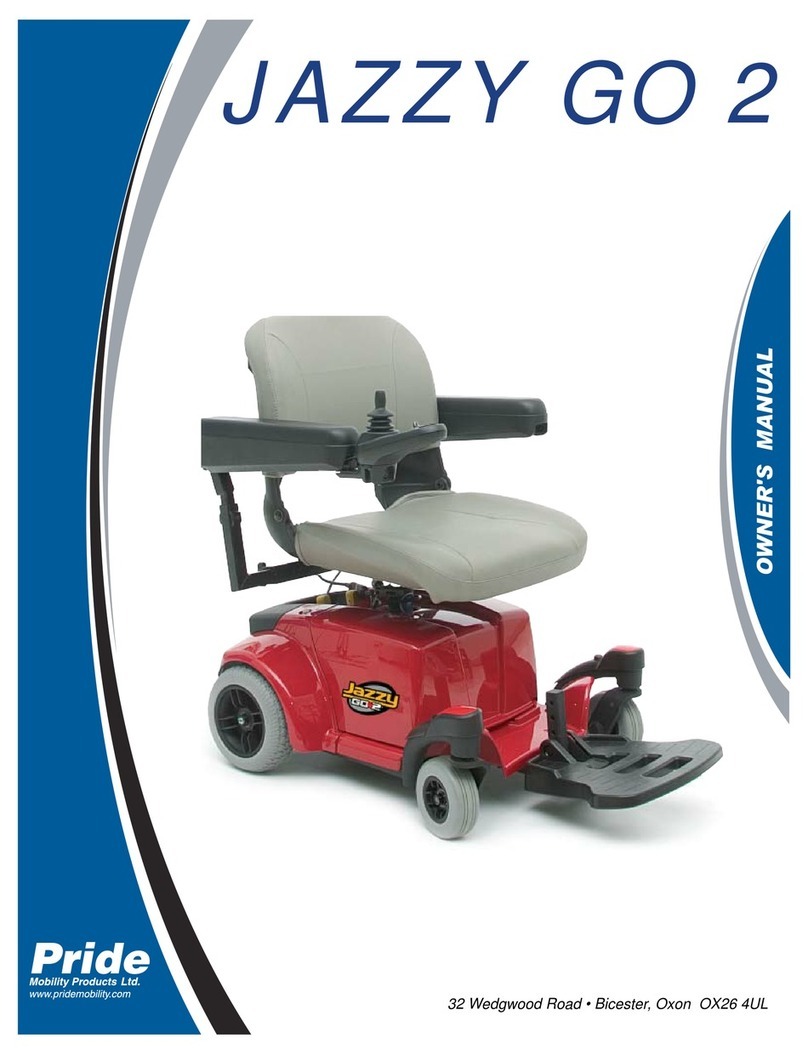 Pride JAZZY GO 2 User manual