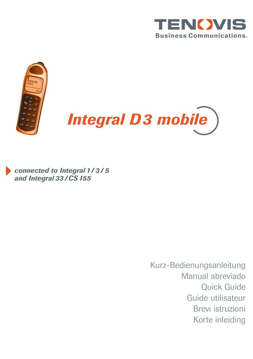 Tenovis Integral D3 mobile User manual