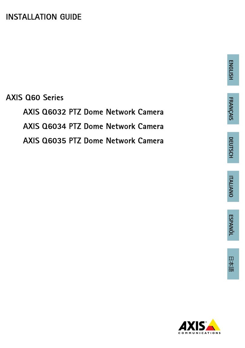 Axis Q6032 User manual Axis Q6032 User manual