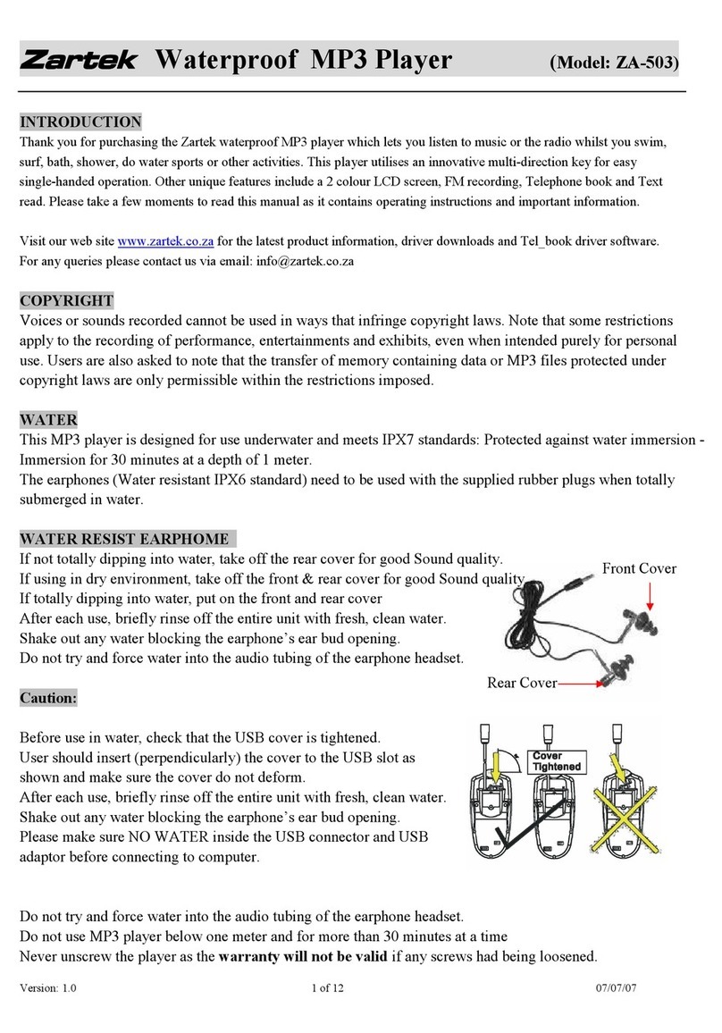 Zartek ZA-503 User manual