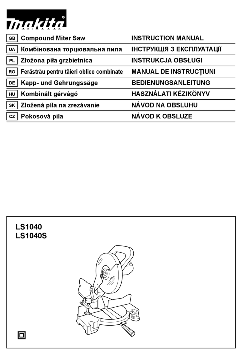 Makita LS1040 instruction manual