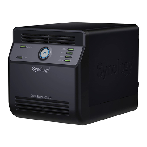 Synology CS407 User manual Synology CS407 User manual