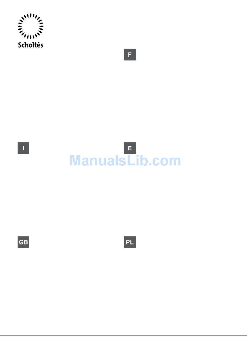 SCHOLTES SC09ULAAI User manual SCHOLTES SC09ULAAI User manual