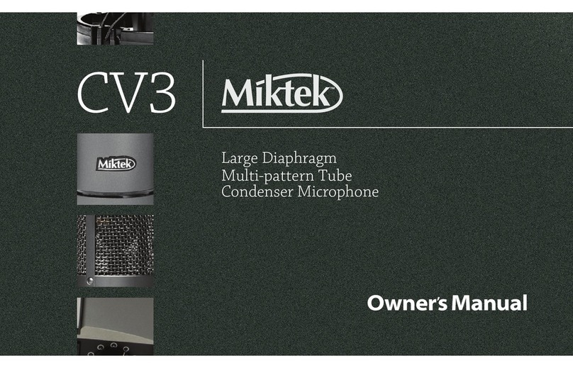 Miktek cv3 User manual