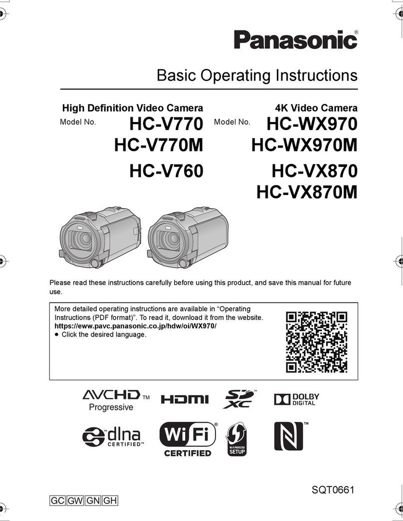 Panasonic HC-WX970HC-V770M Technical specifications