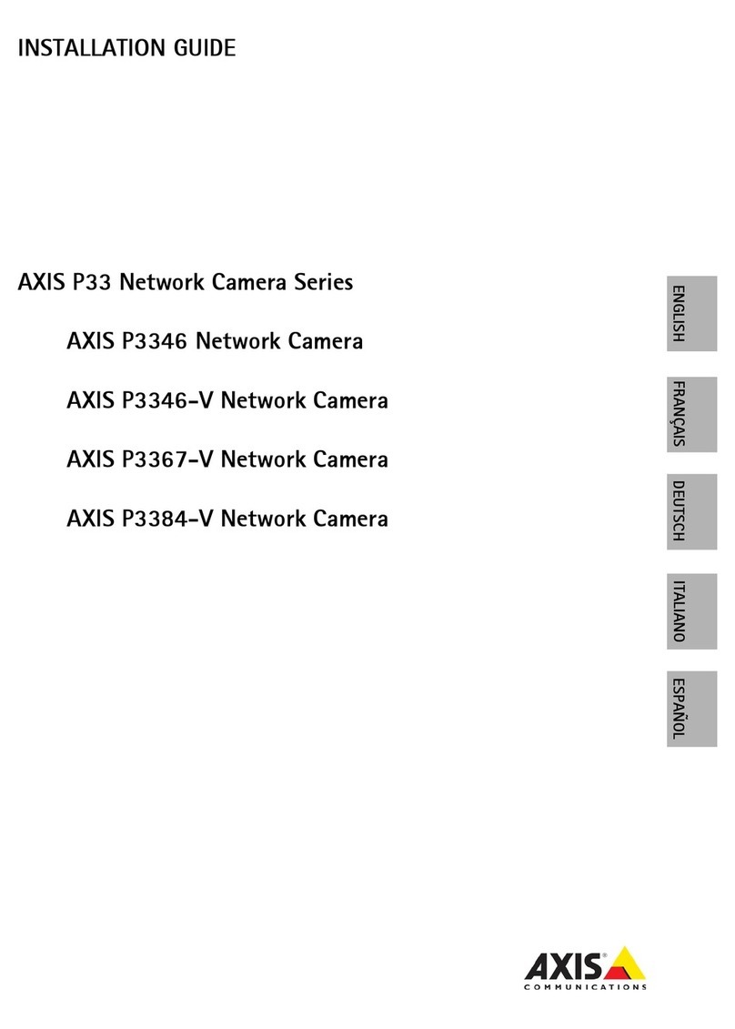 Axis P3346 installation guide