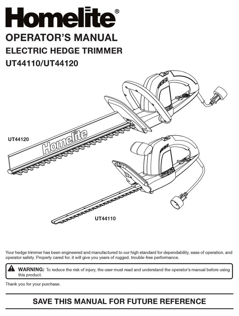 Homelite UT4410 User manual