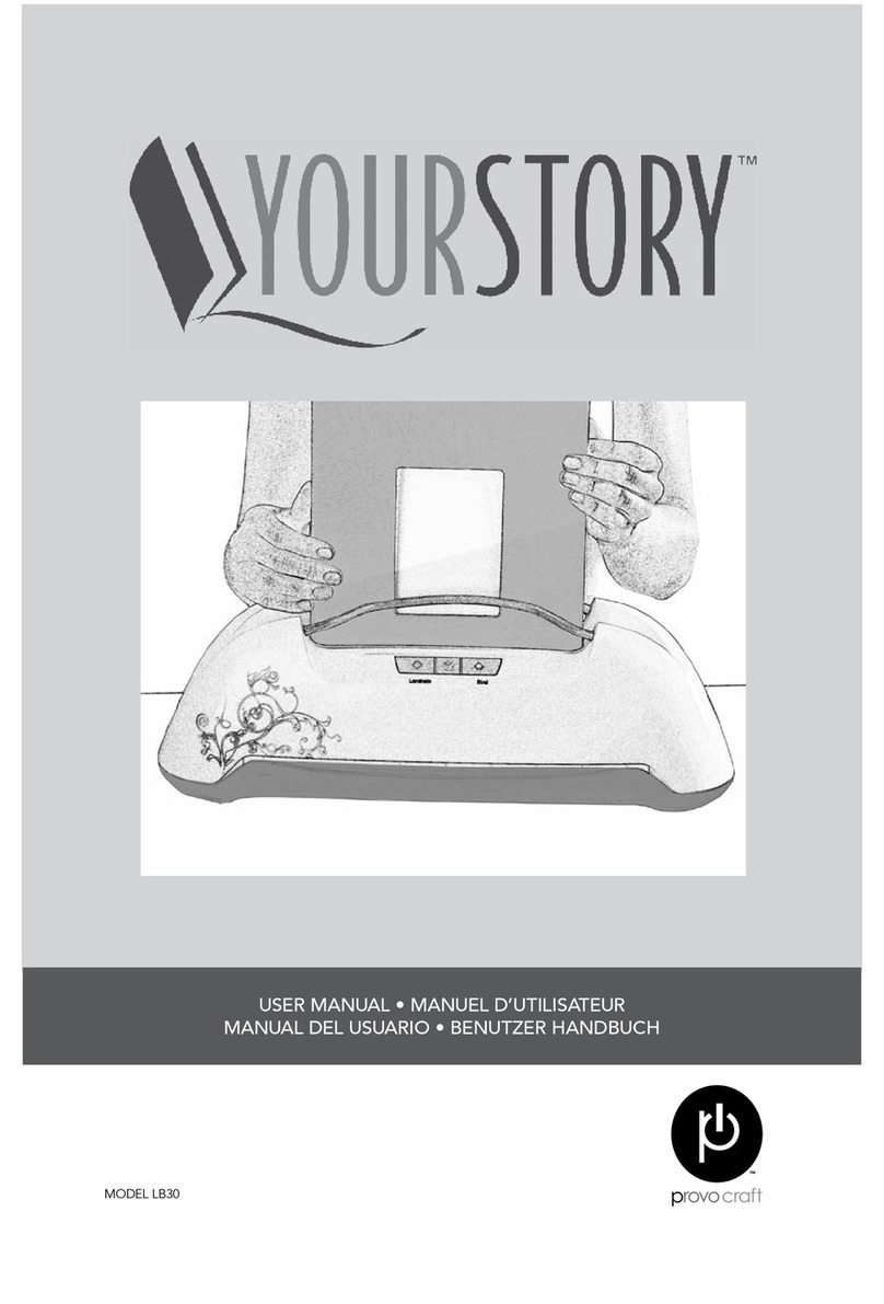 Provo Craft YourStory LB30 user manual