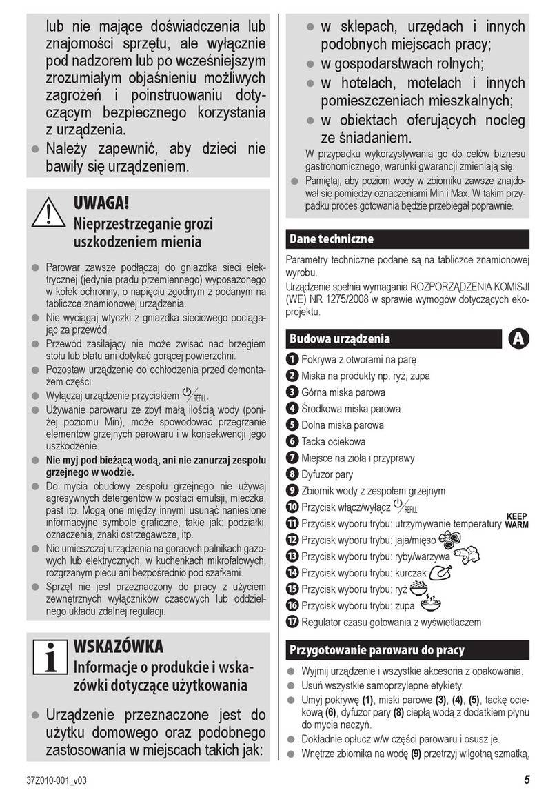 Zelmer 37z010 user manual