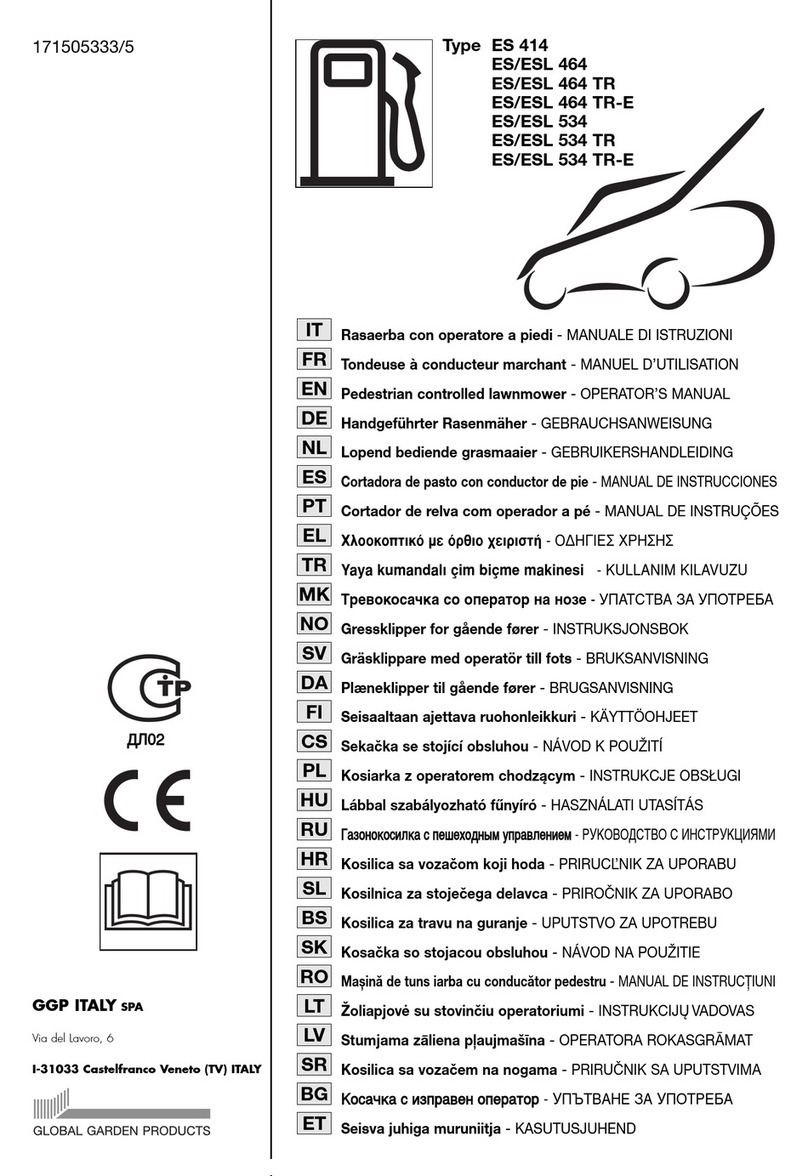 GGP ITALY ES 414 Series User manual