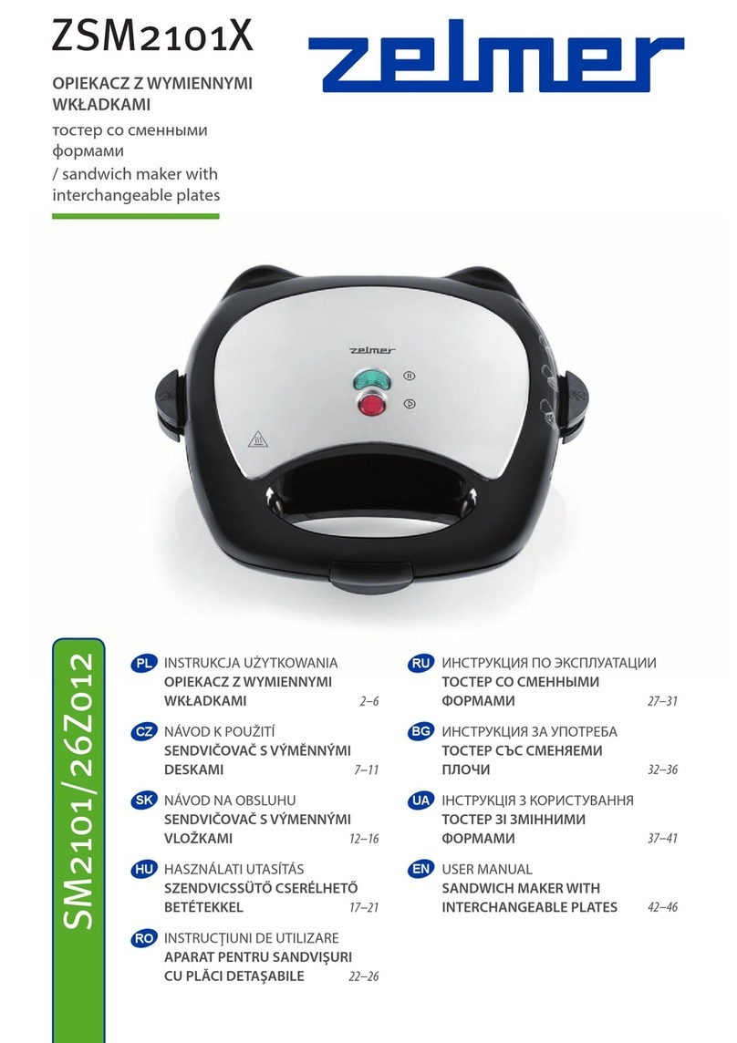Zelmer ZSM2101X user manual