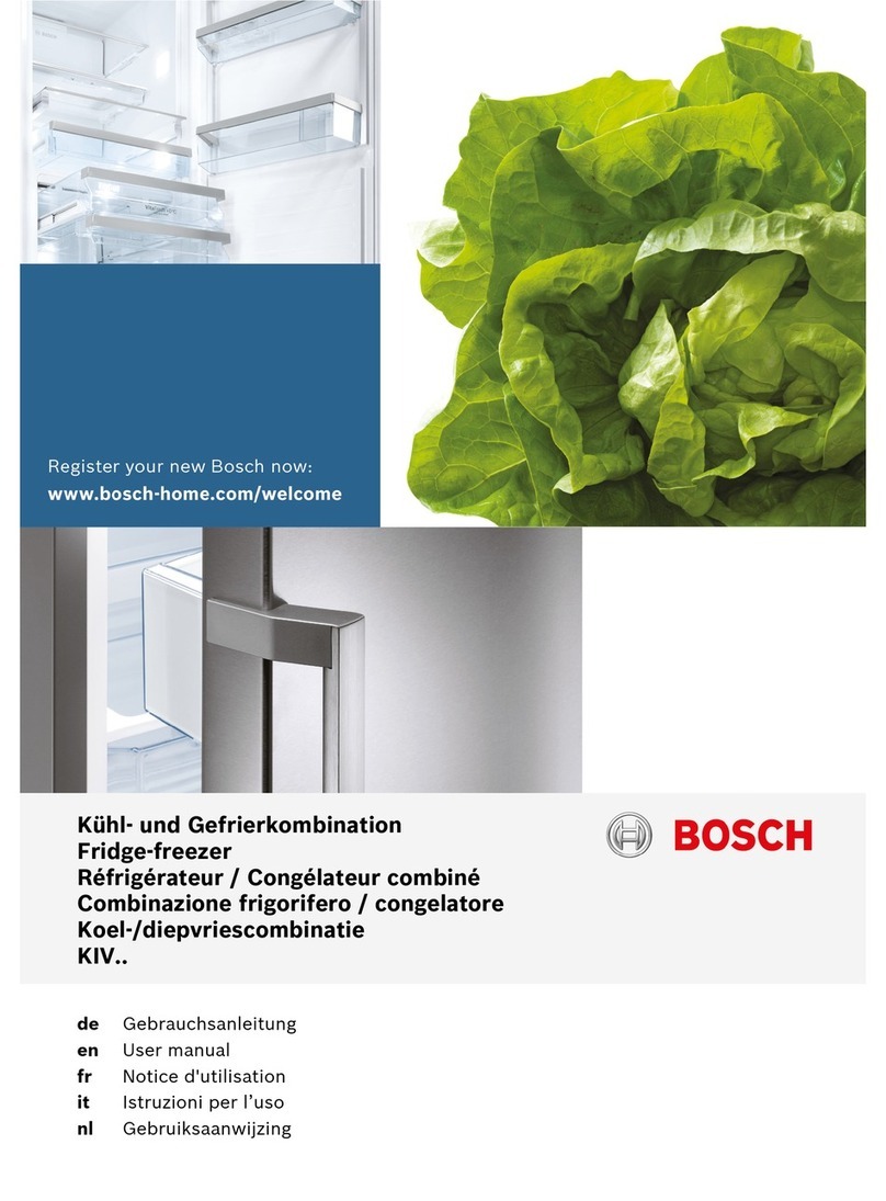 Bosch KIV38V20FF User manual