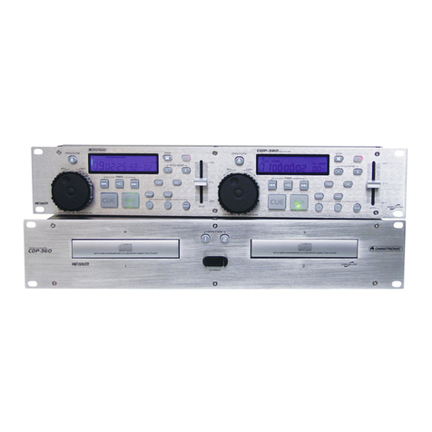Omnitronic CDP-360 User manual