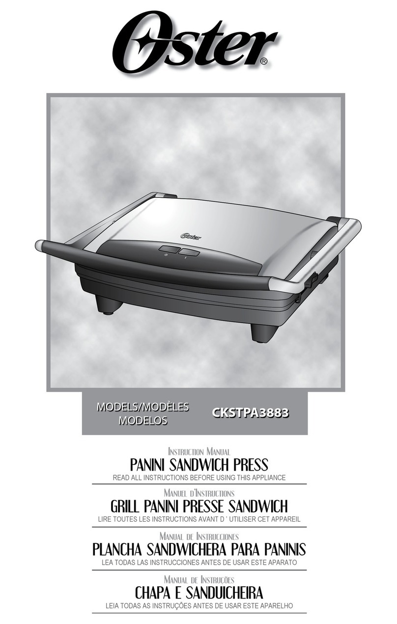 Oster CKSTPA3883 User manual