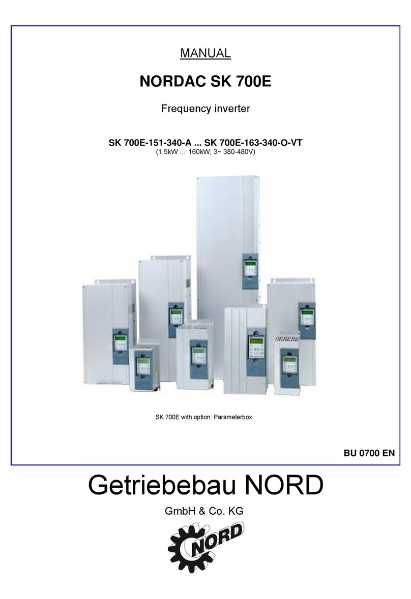 nord NORDAC SK 700E manual