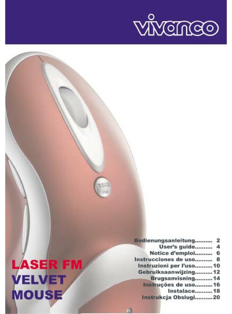 Vivanco Laser FM VelvetMSFLU 20 user guide