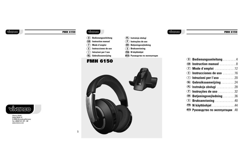 Vivanco FMH 6150 instruction manual