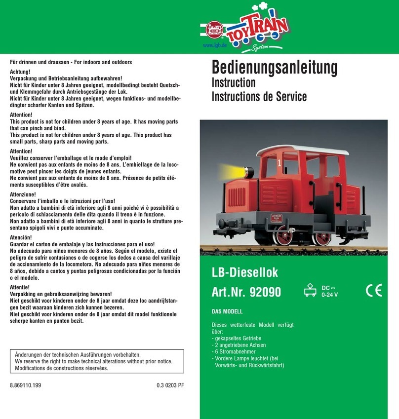 LGB Toy Train 92090 Instruction