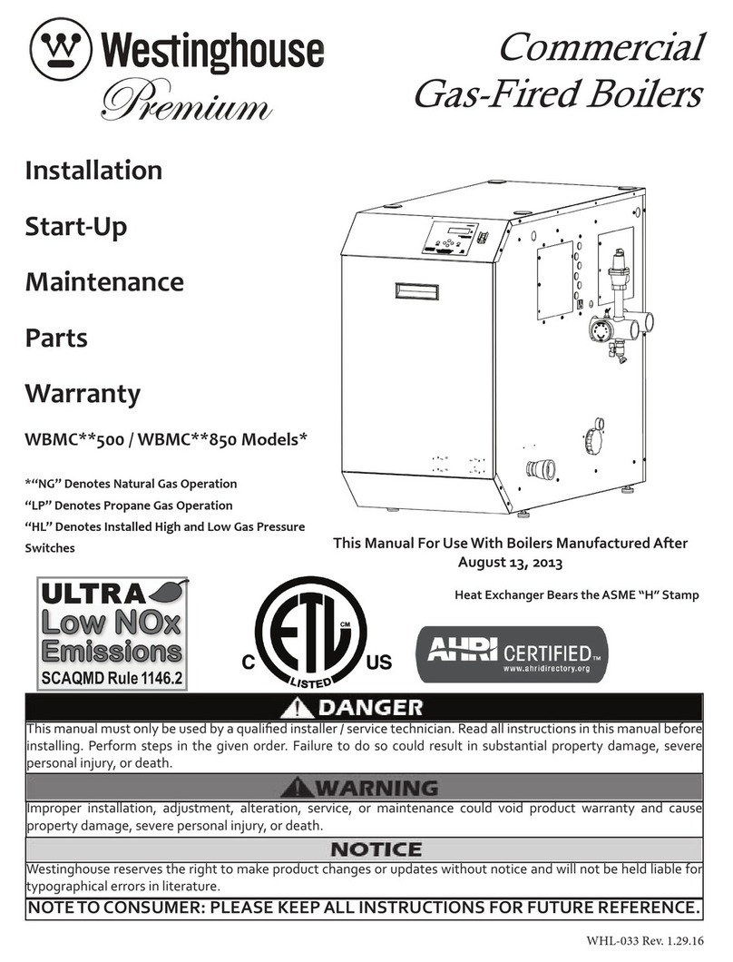 Westinghouse WBMC**500 User manual