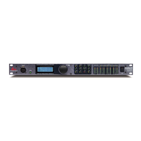 dbx DriveRack user manual