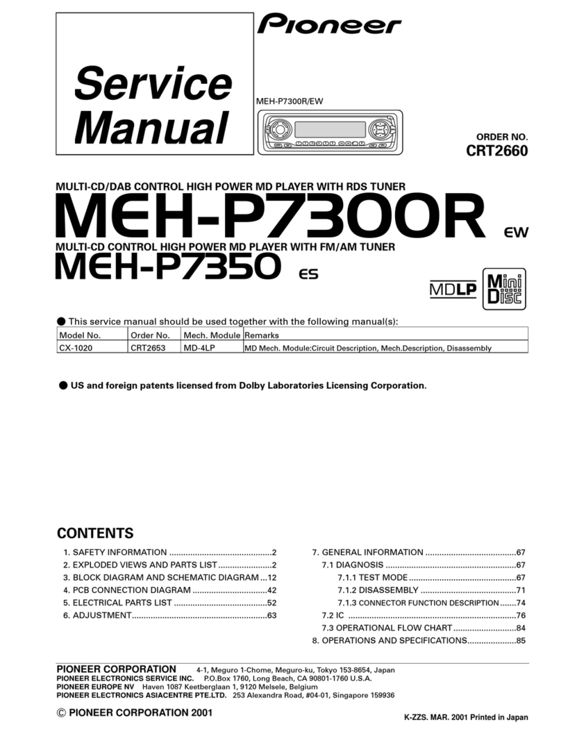 Pioneer MEH-P7300R manual