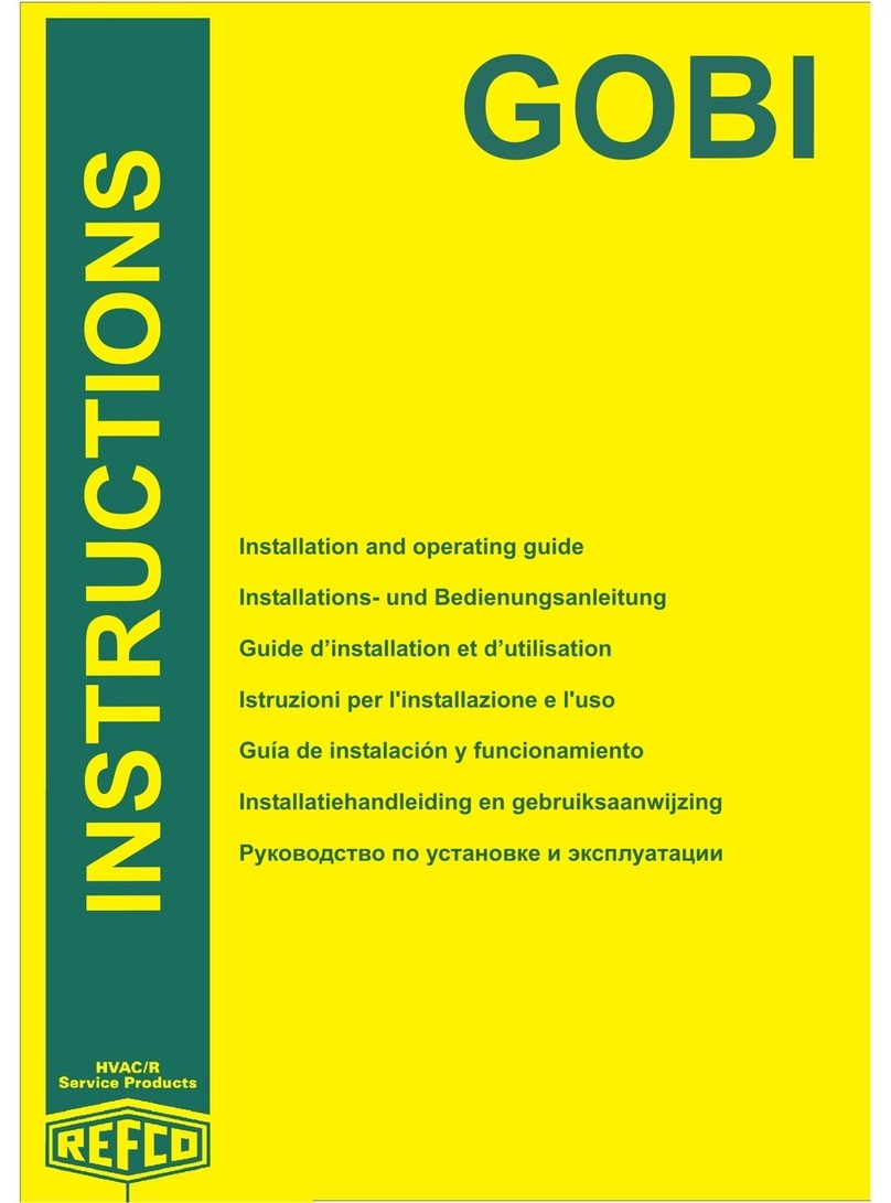 Refco GOBI Installation and operating guide