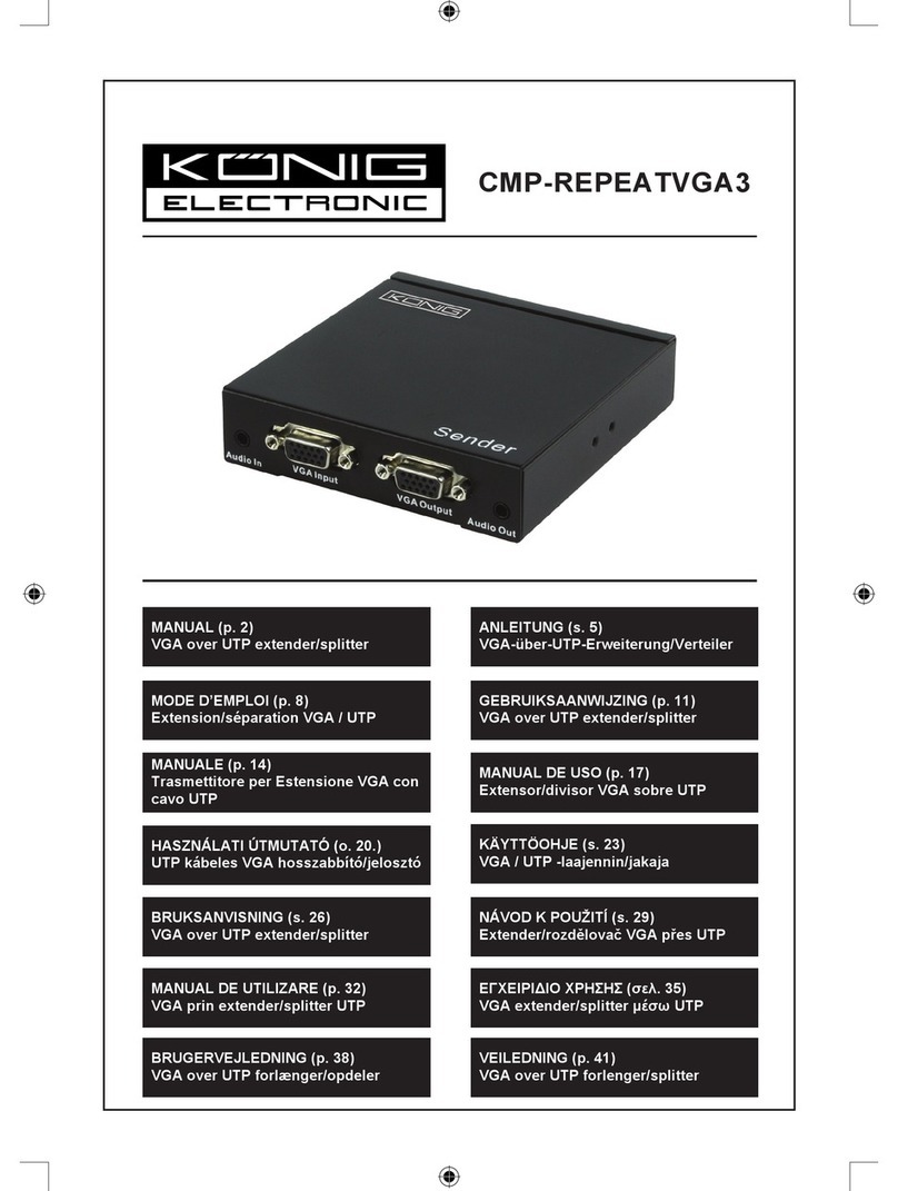 Konig CMP-REPEATVGA3 manual