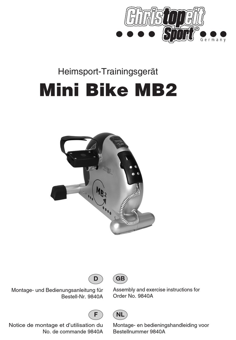 Christopeit Sport MB2 9840A Assembly and exercise instructions
