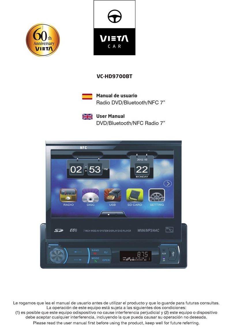 VIETA VC-HD9700BT User manual