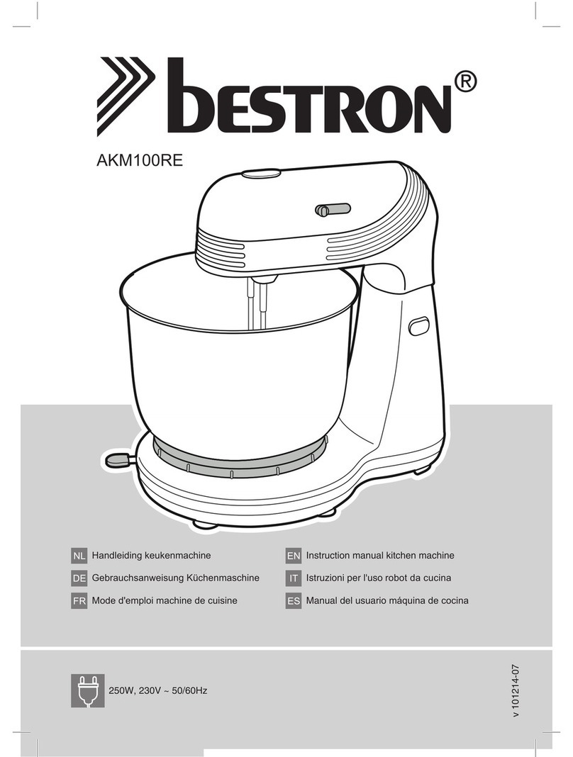 Bestron AKM100RE instruction manual