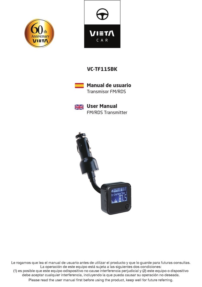 VIETA VC-TF115BK user manual