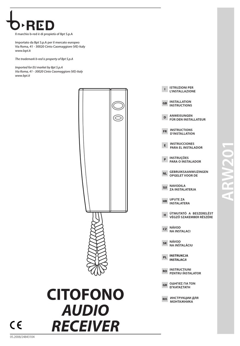 b-red ARW201 installation instructions