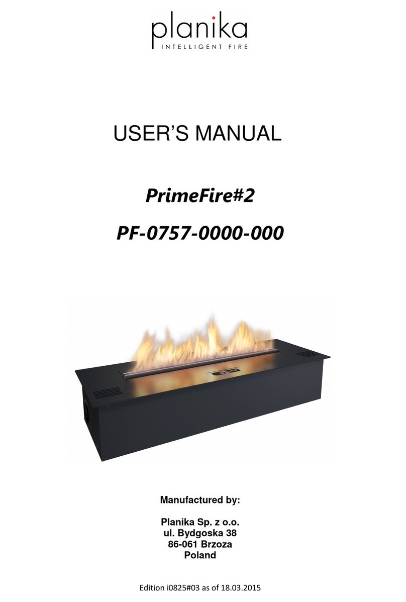 Planika PrimeFire 2 user manual