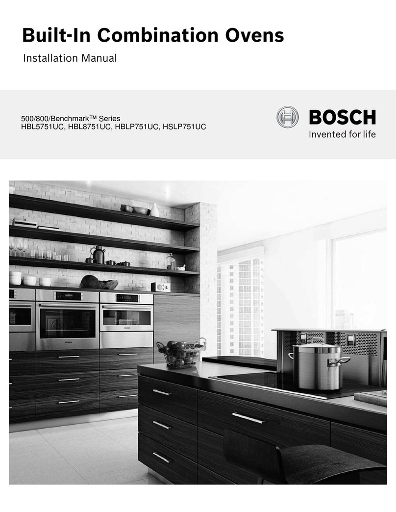 Bosch HBL5751UC installation manual
