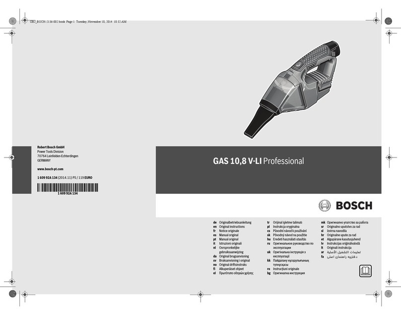 Bosch GAS 10 Original instructions