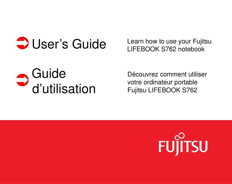 Fujitsu LifeBook S762 User manual