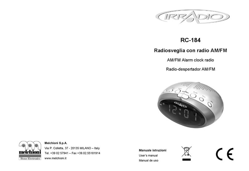 Irradio RC-184 instruction manual