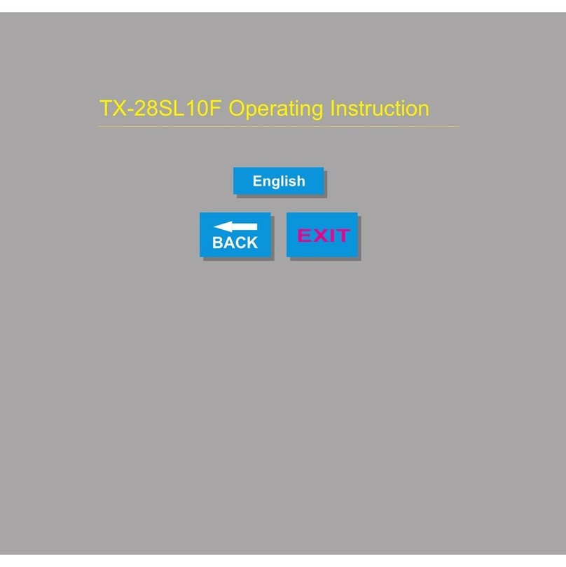 Panasonic TX-28SL10F operating instructions