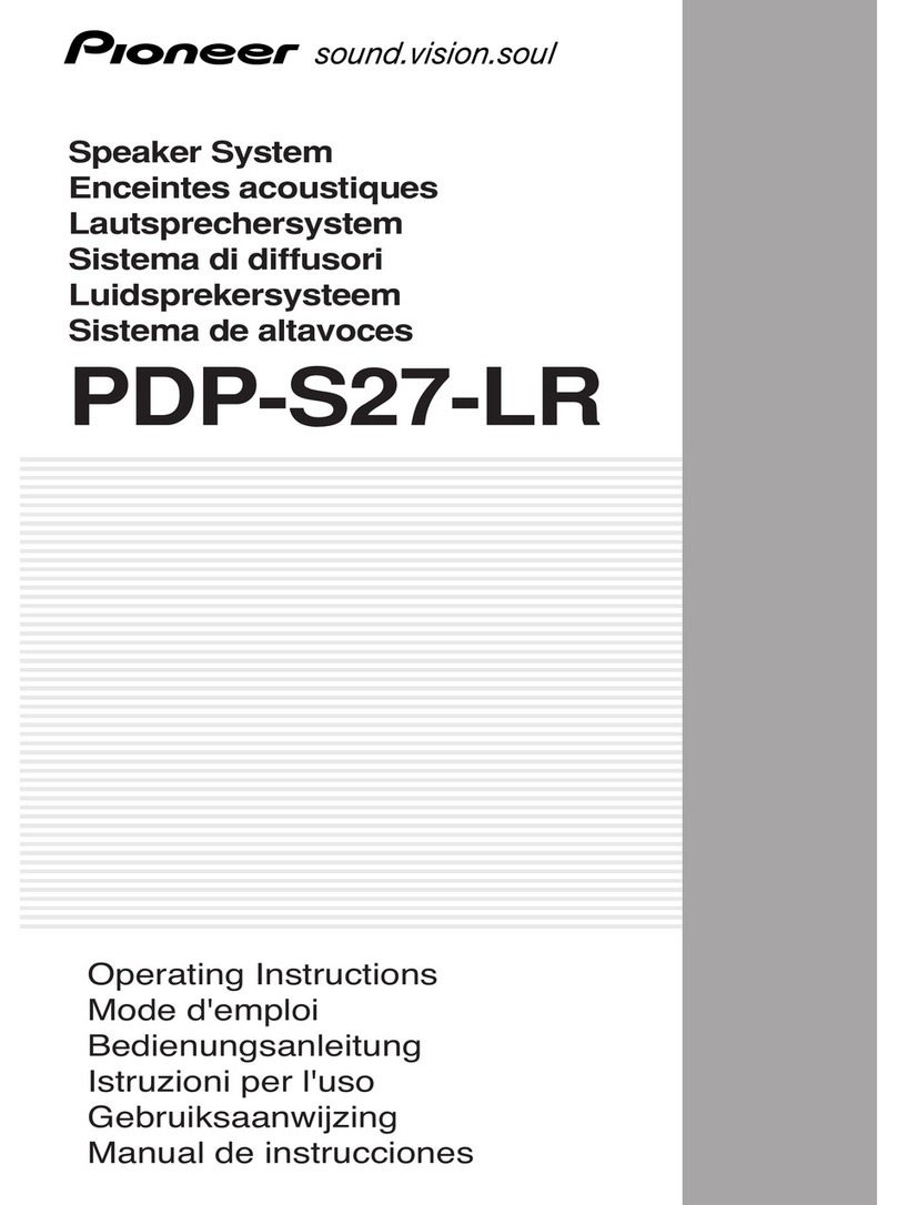 Pioneer PDP-S27-LR User manual