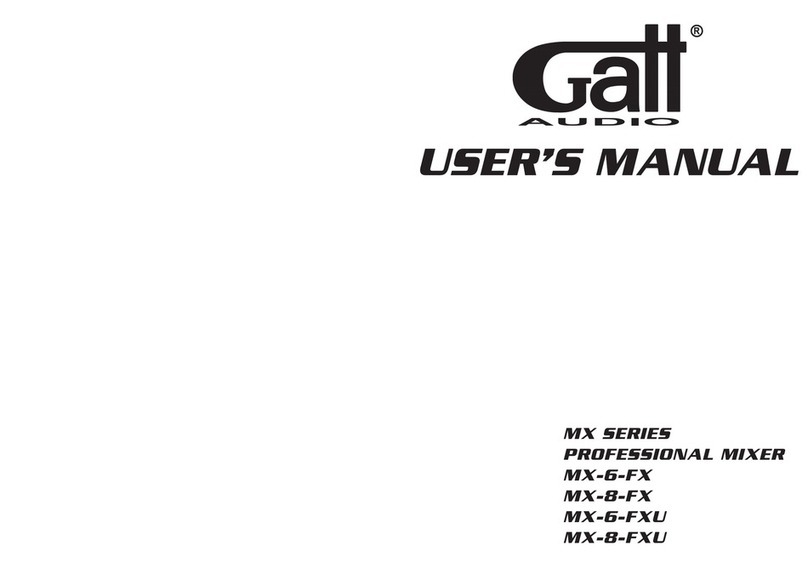 Gatt MX-6-FX user manual
