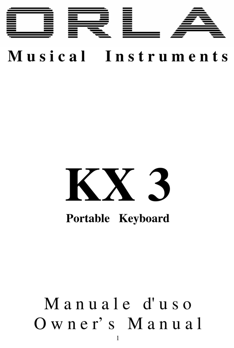 Orla KX 3 owner's manual