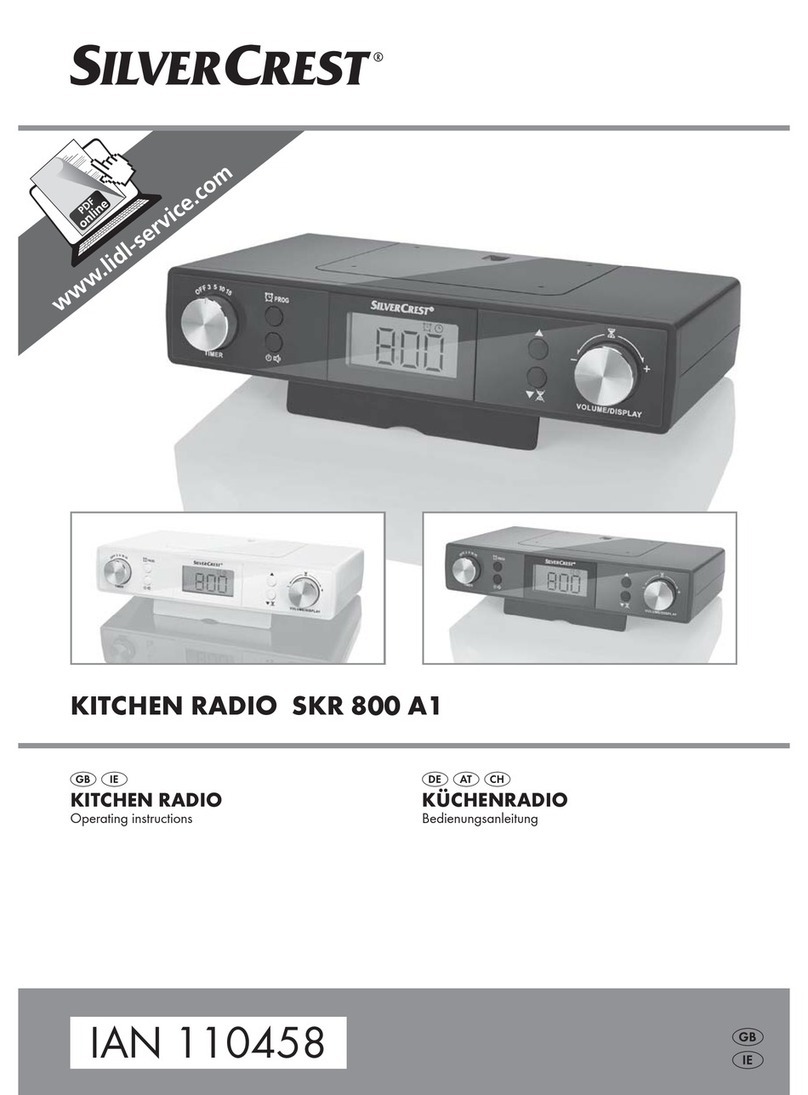 Silvercrest SKR 800 A1 User manual